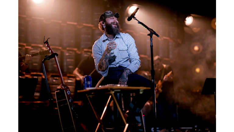 9x RIAA diamond-certified, GRAMMY® Award-nominated phenomenon Post Malone rocks out at Nashville's Marathon Music Works on Tuesday night as part of Bud Light's 'A Night in Nashville'