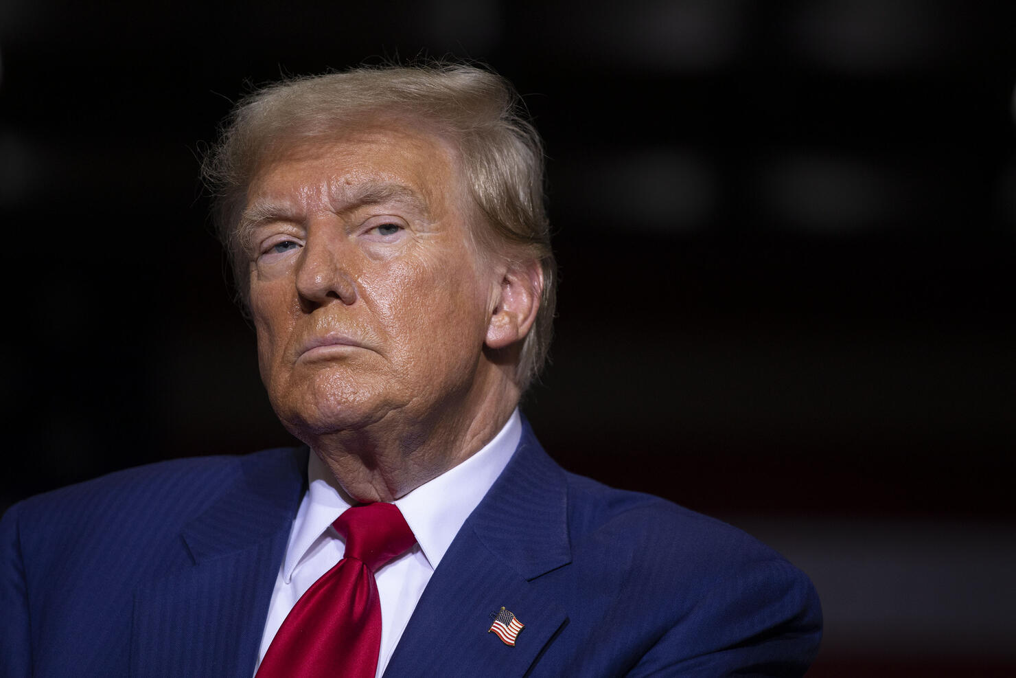 Donald Trump Delivers Remarks In Michigan On The Economy