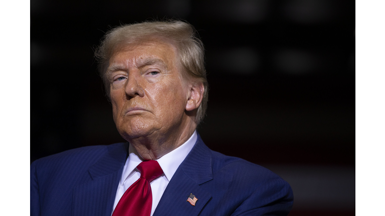 Donald Trump Delivers Remarks In Michigan On The Economy