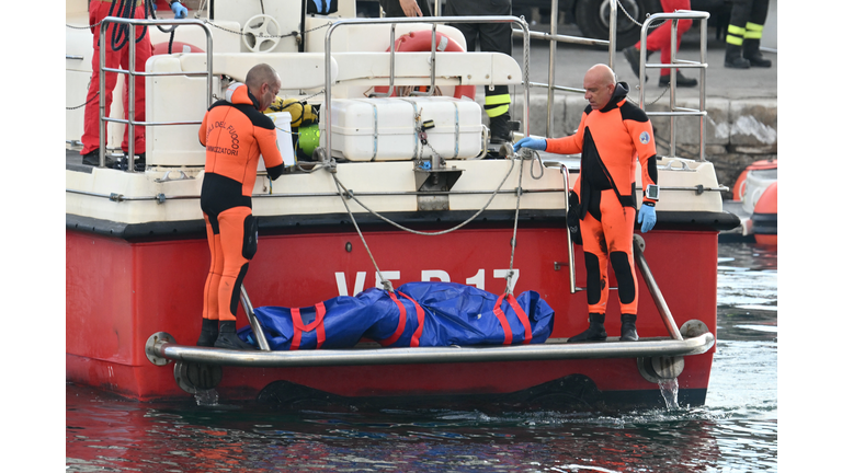 TOPSHOT-ITALY-MARITIME-ACCIDENT-BRITAIN