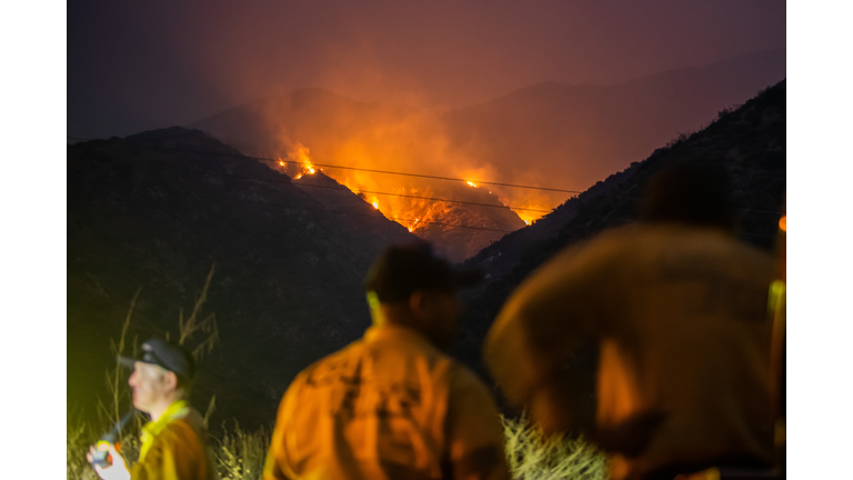 The Line Fire Continues To Grow In San Bernardino County, California