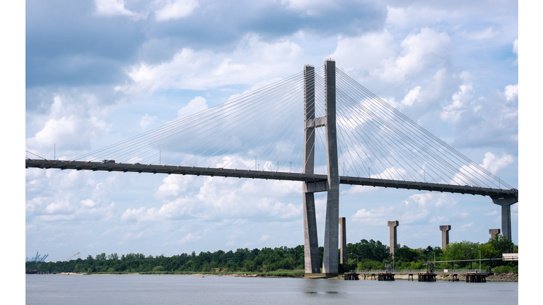 Talmadge Memorial Bridge in Savannah, Georgia