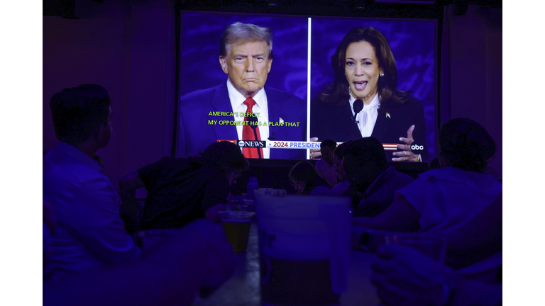 Americans Watch The First Debate Between Donald Trump And Kamala Harris