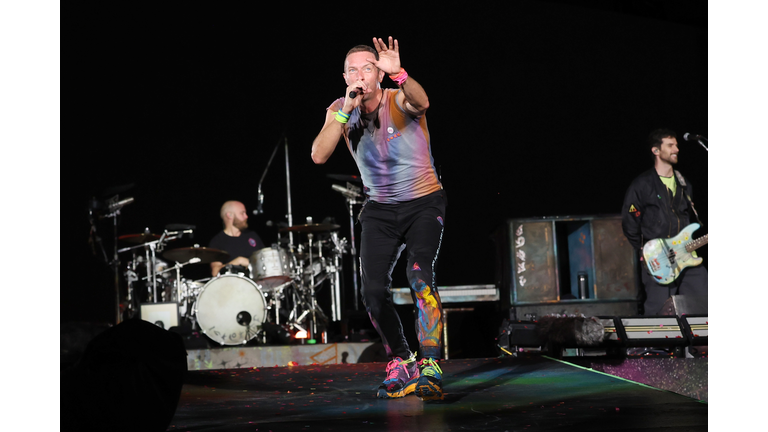 Coldplay Performs At Rose Bowl Stadium