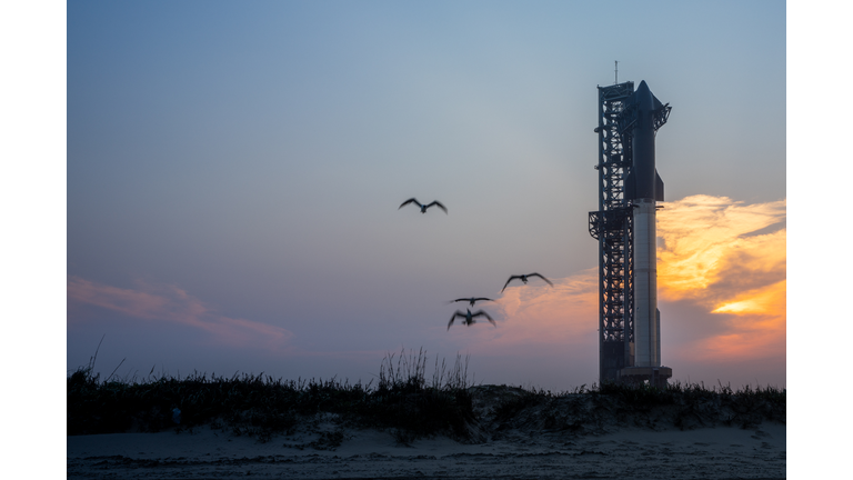 SpaceX Starship Rocket Test Flight Launches In Texas