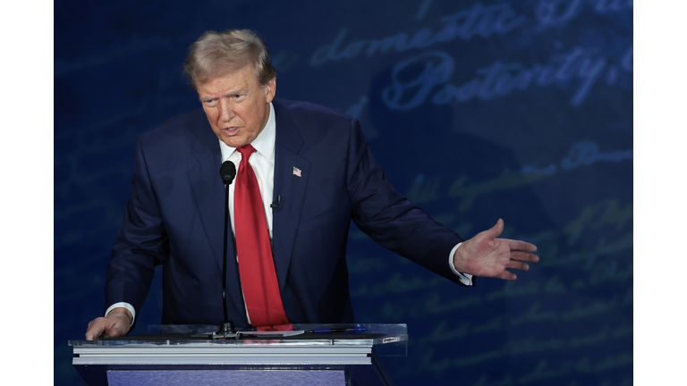 ABC News Hosts Presidential Debate Between Donald Trump And VP Kamala Harris At The National Constitution Center In Philadelphia