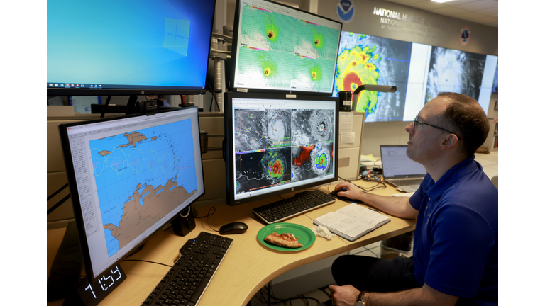 National Hurricane Center Monitors Hurricane Beryl's Activity In The Caribbean