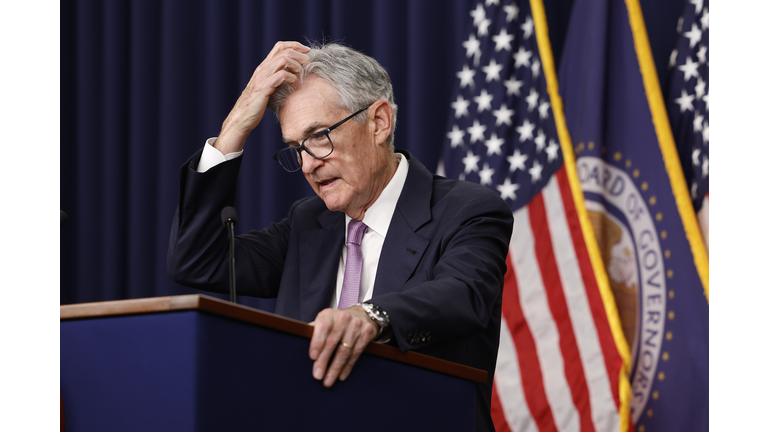 Federal Reserve Chair Powell Holds A News Conference Following The Federal Open Market Committee Meeting