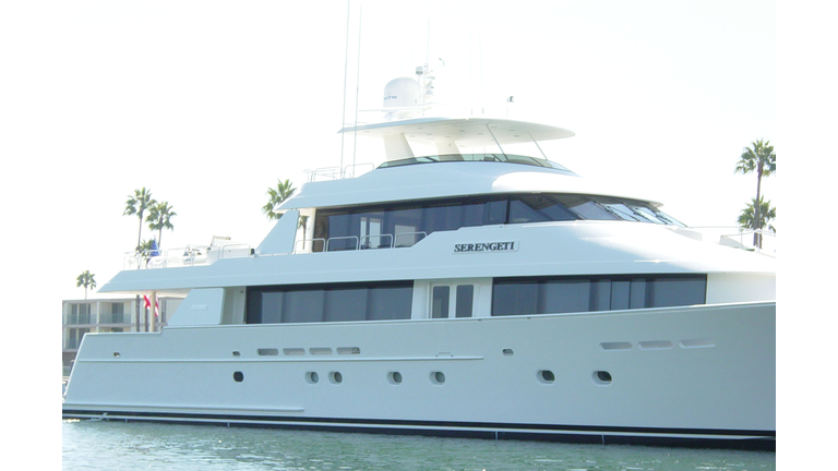 Entertainer Johnny Carson's Yacht