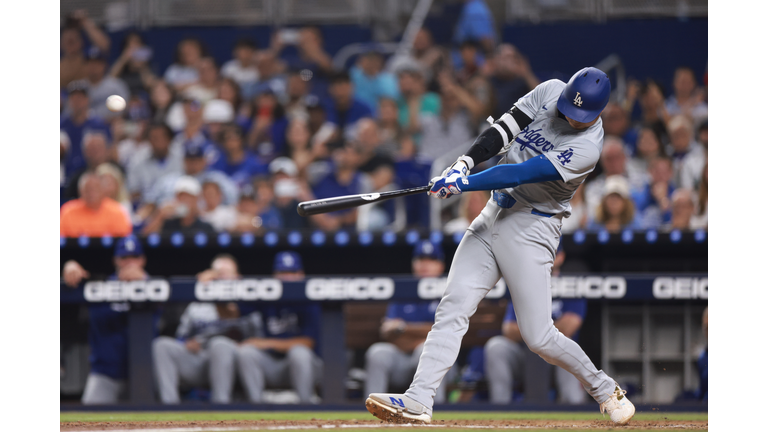 Los Angeles Dodgers v Miami Marlins