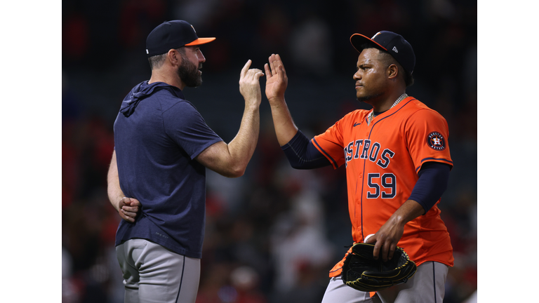 Houston Astros v Los Angeles Angels