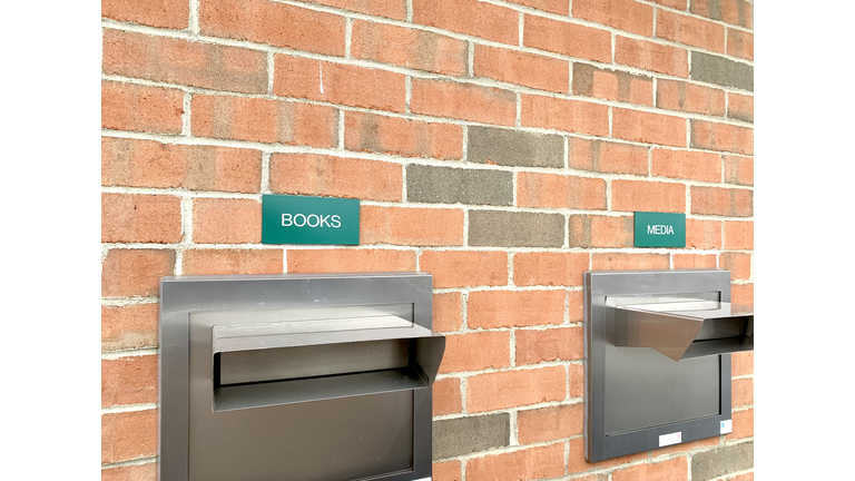 Library Book Drop Slot