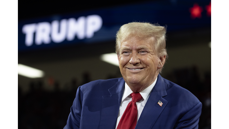 Republican Presidential Nominee Former President Donald Trump Hosts A Town Hall In Flint, Michigan