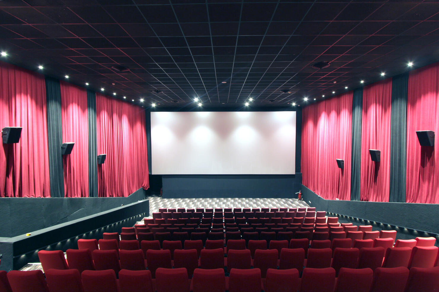 Empty Screening Theater