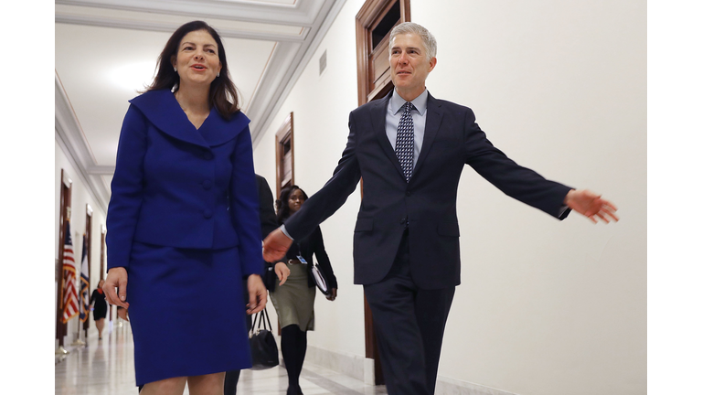 Trump's Supreme Court Nominee Neil Gorsuch Meets With Senators On Capitol Hill