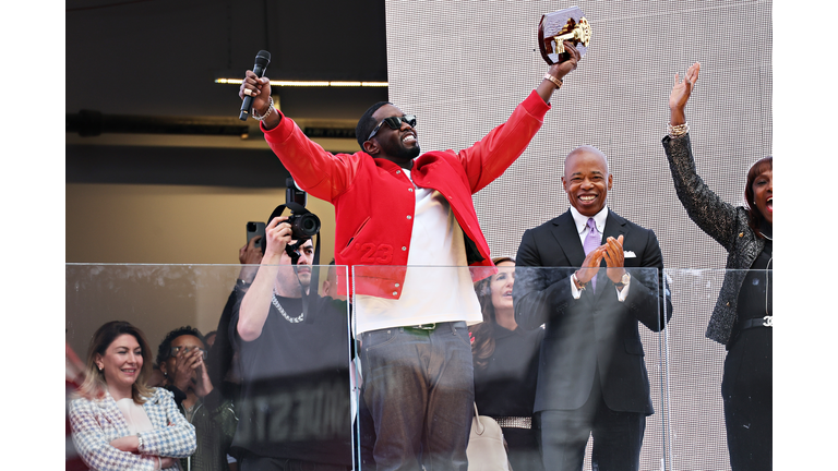 New York City Mayor Presents Sean "Diddy" Combs With Keys To The City