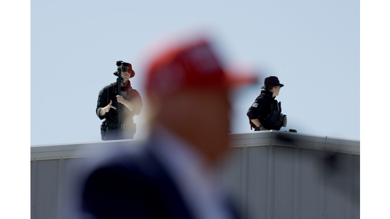 Republican Presidential Candidate Donald Trump Holds Rally In Wilmington, North Carolina