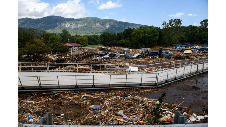 Storm Helene Causes Massive Flooding Across Swath Of Western North Carolina