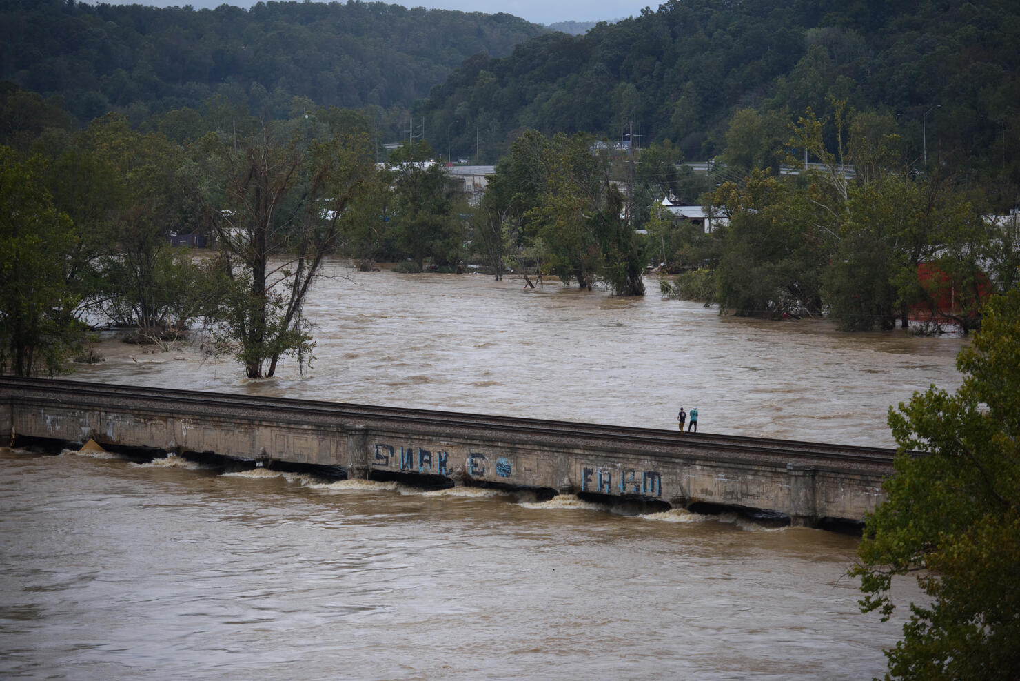 Hurricane Helene Causes Massive Flooding Across Swath Of Western North Carolina