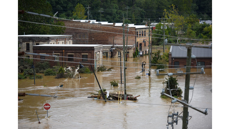 Hurricane Helene Causes Massive Flooding Across Swath Of Western North Carolina