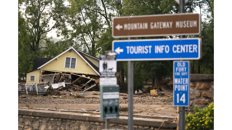 Storm Helene Causes Massive Flooding Across Swath Of Western North Carolina