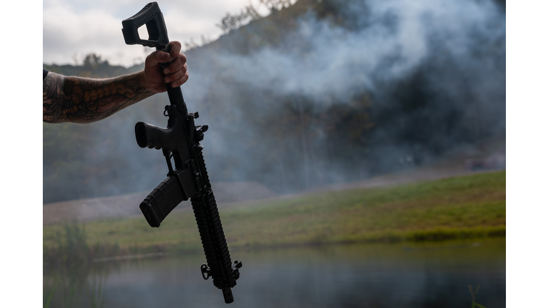 Gun Enthusiasts Hold Machine Gun Rally In Pennsylvania