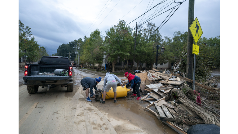 Storm Helene Causes Massive Flooding Across Swath Of Western North Carolina