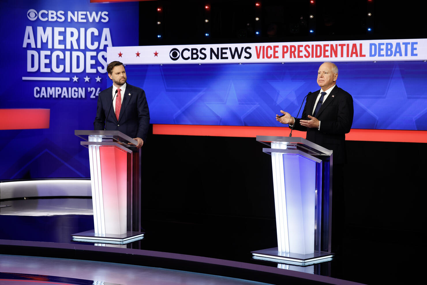 JD Vance And Tim Walz Face Off In Vice Presidential Debate In New York