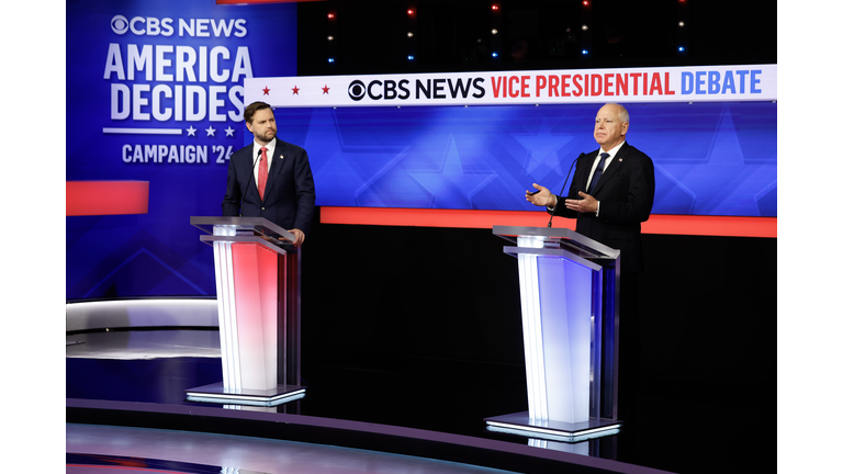 JD Vance And Tim Walz Face Off In Vice Presidential Debate In New York