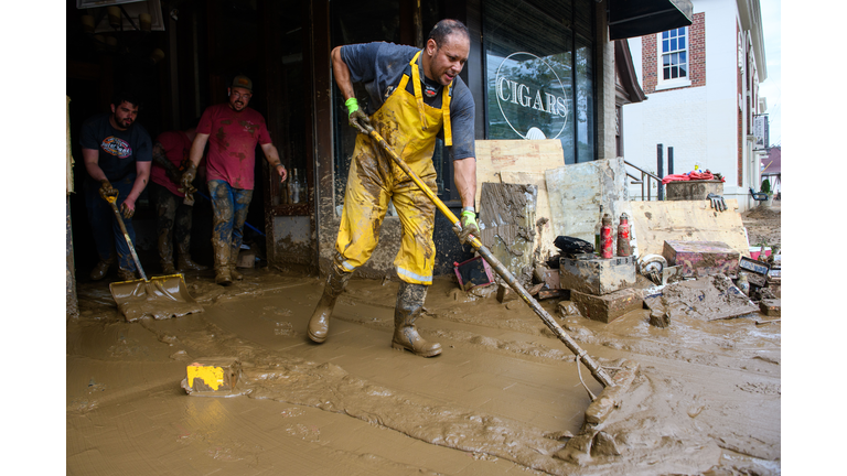 Storm Helene Causes Massive Flooding Across Swath Of Western North Carolina