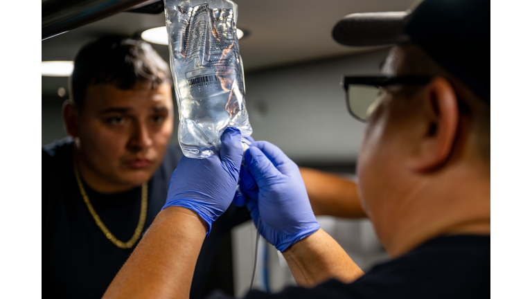 Emergency Medical Services Treat People Amid Continuing Texas Heat Wave