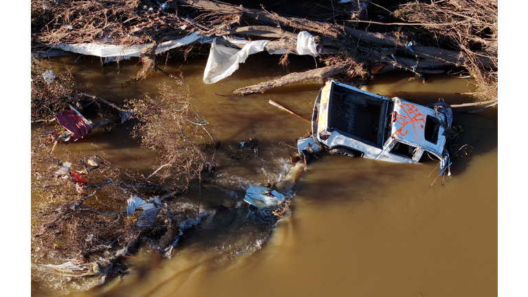 Storm Helene Causes Massive Flooding Across Swath Of Western North Carolina