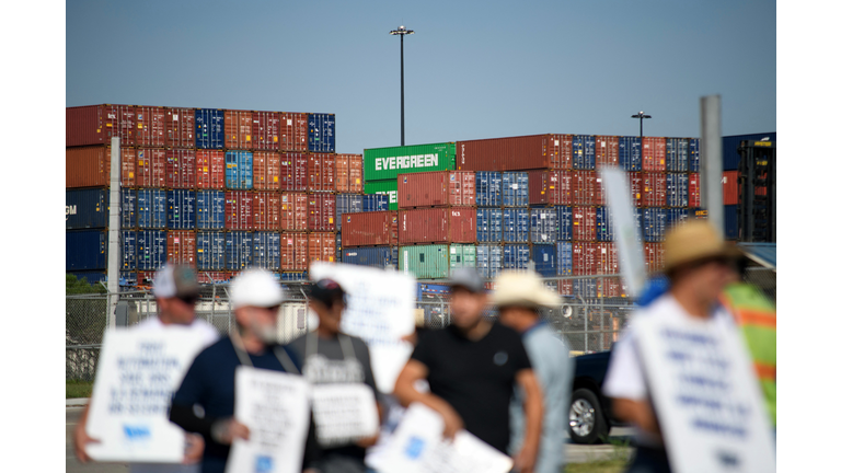 US-LOGISTICS-TRADE-STRIKE-PORT