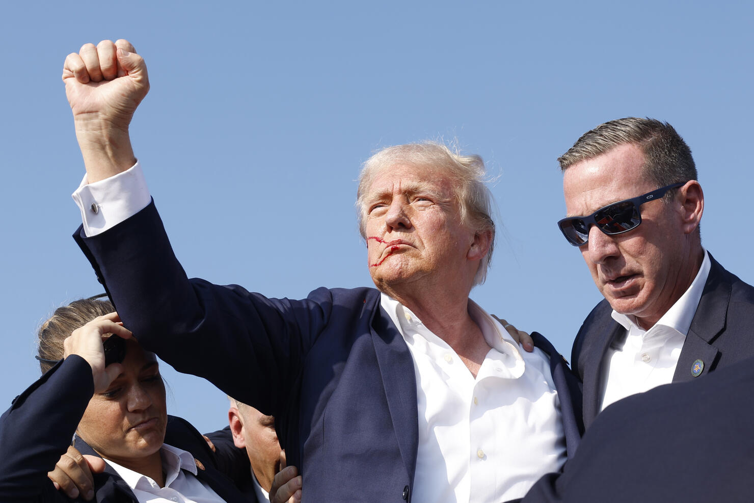 Donald Trump Injured During Shooting At Campaign Rally In Butler, PA