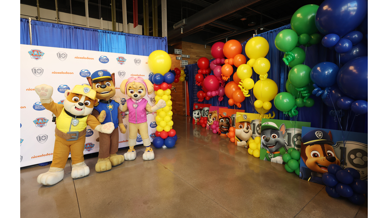 PAW Patrol's 10 Year Anniversary "ALL PAWS ON DECK" Advance Screening At Nickelodeon In Burbank