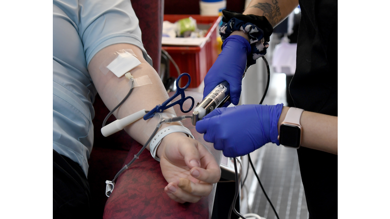 Las Vegas Hospital Hosts Blood Drive To Address Decline In Donations Due To COVID-19