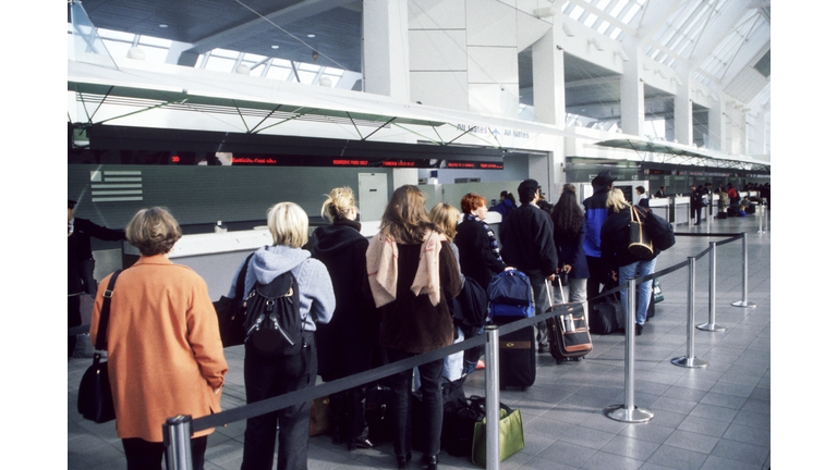 Travelers at the airport