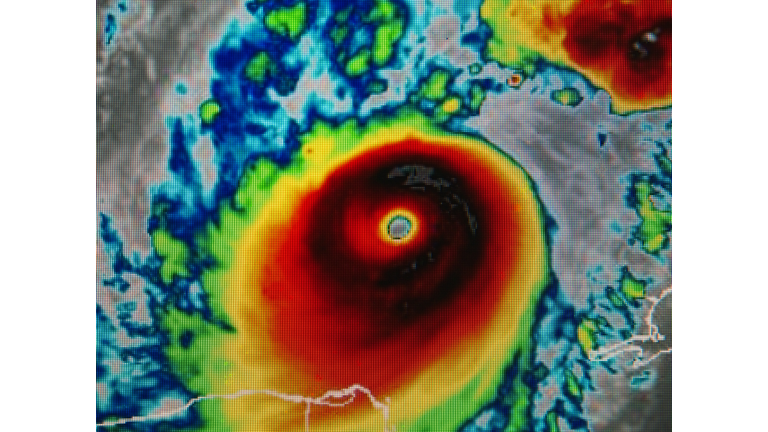 Category 5 hurricane Milton over the Gulf of Mexico threatens Florida