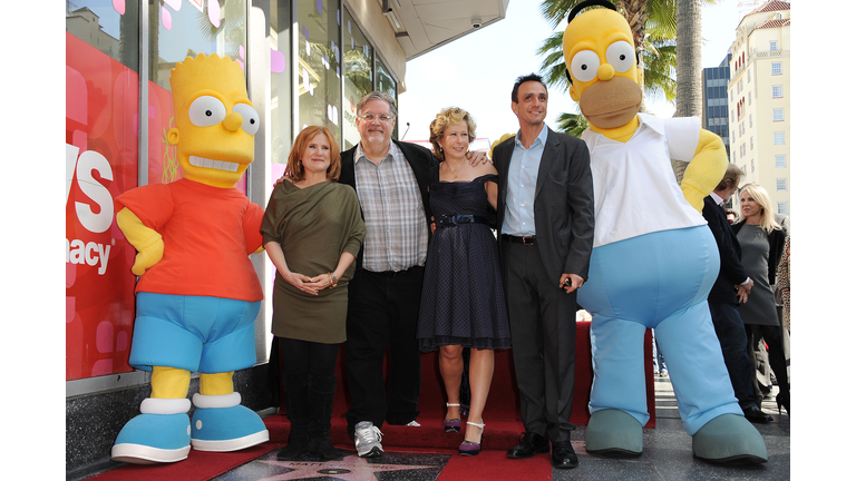 Actors Nancy Cartwright (L), Yeardley Sm