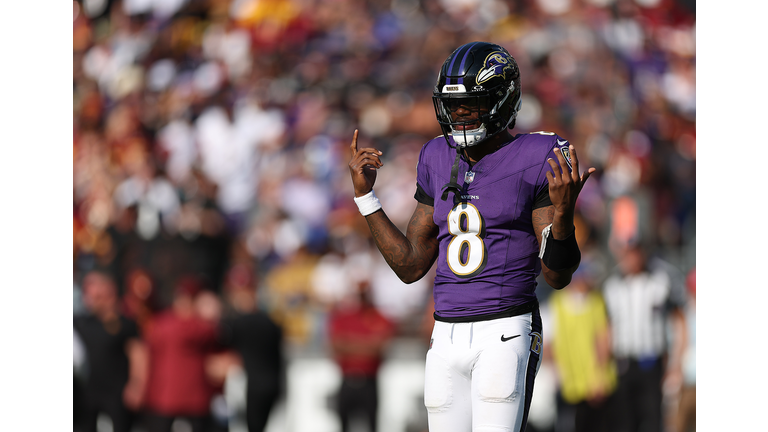 Washington Commanders v Baltimore Ravens