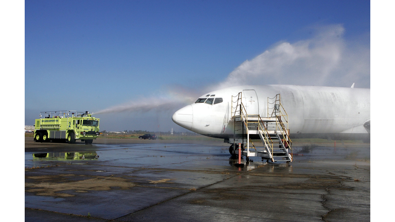 Airport Emergency Crews Stay Alert For Potential Disasters