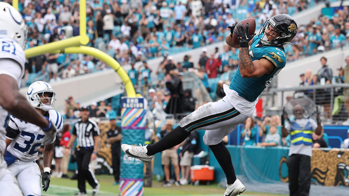 Brenton Strange Week 7 Preview vs. the Patriots iHeart Sports