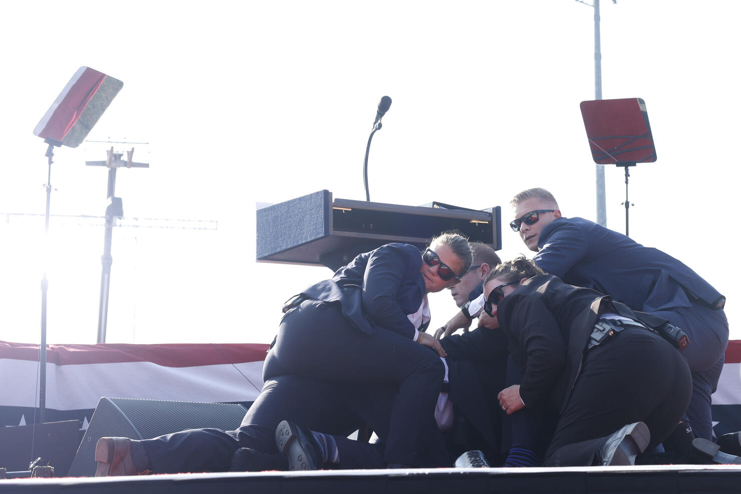 Donald Trump Injured During Shooting At Campaign Rally In Butler, PA