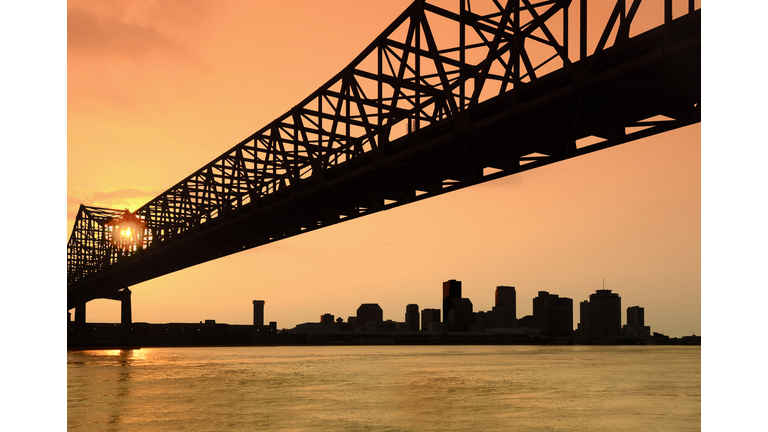 New Orleans Skyline at Sunset