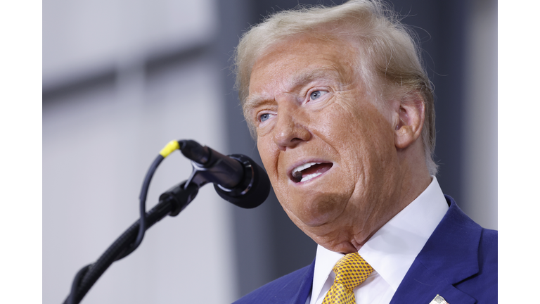 Donald Trump Delivers Remarks In Austin, Texas On Border Security