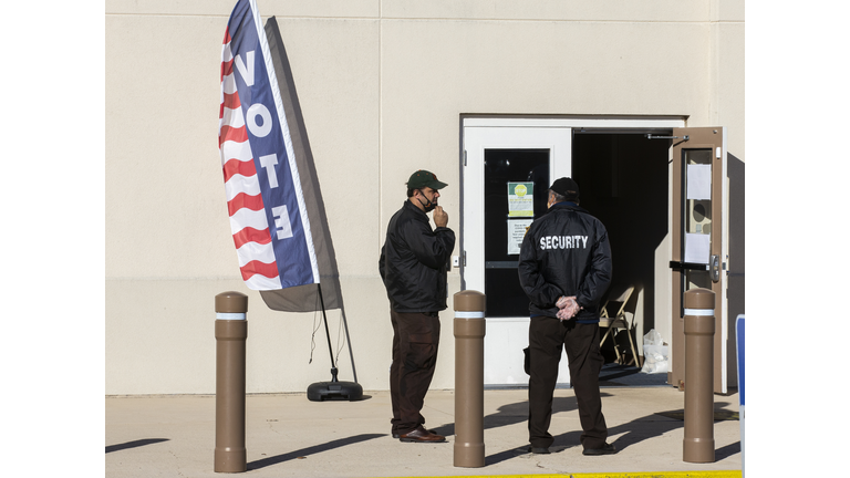 Across The U.S. Voters Flock To The Polls On Election Day