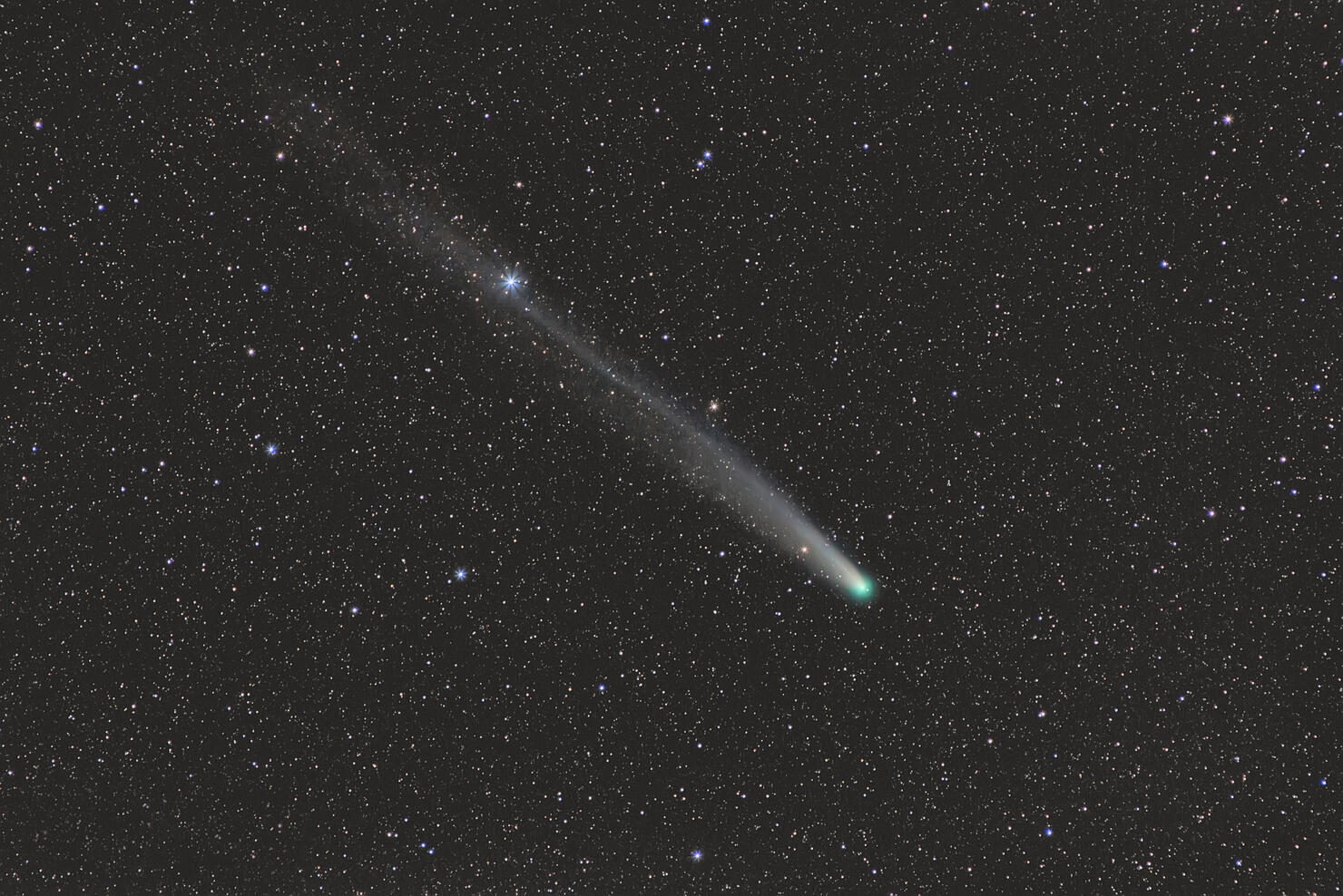 Photo of a real comet