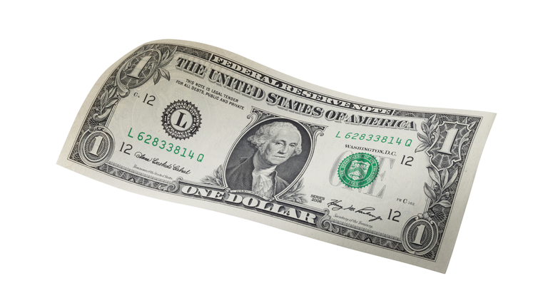 One dollar bill