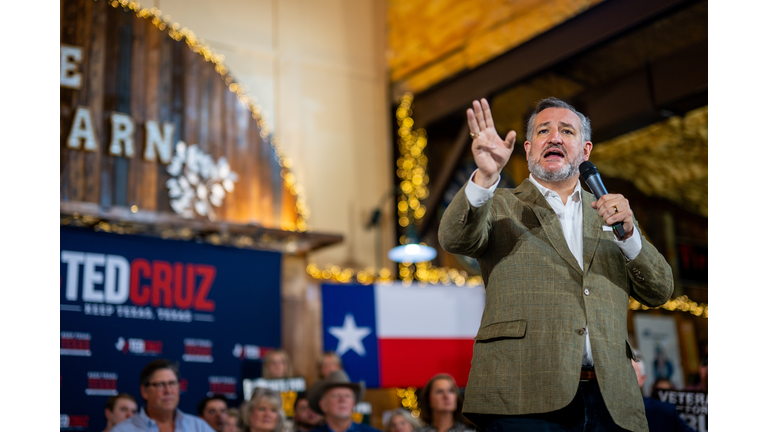 Senator Ted Cruz Campaigns For Reelection