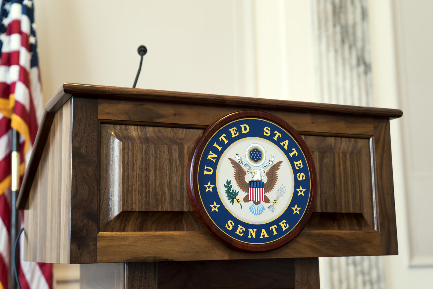 United States Senate Podium at Capitol Hill